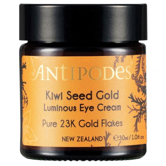 Antipodes Kiwi Seed Gold Luminous Eye Cream 23k 安媞珀 纯金箔黄金眼霜 30ml