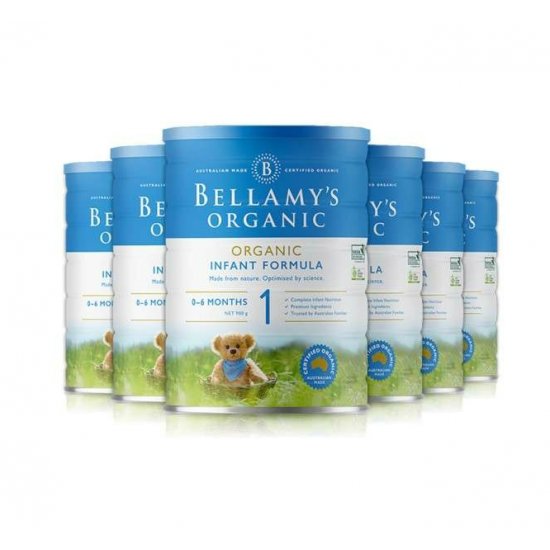 【仅限中国&包邮包税】 Bellamy's 贝拉米 婴儿奶粉1段  一箱6罐 