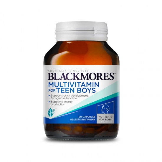 Blackmores Multi For Teen boys 60caps 澳佳宝青少年补脑黄金素 60粒