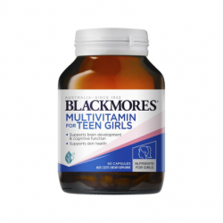 Blackmores Teens Multi For Girls 女孩脑黄金 60粒 Blackmores Teens Multi For Girls 女孩脑黄金 60粒