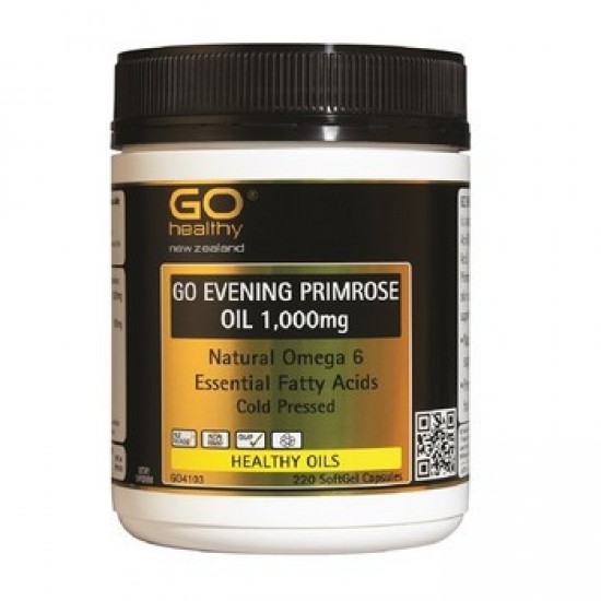 Go Healthy GO EVENING PRIMROSE OIL 1,000mg 220c高之源 月见草胶囊1000mg 220粒 