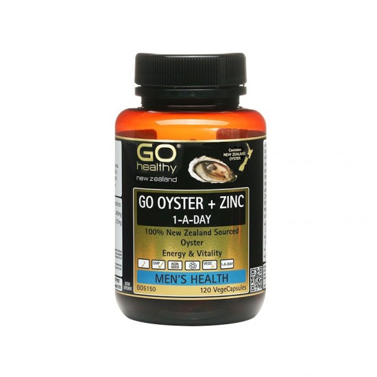 GO Healthy GO OYSTER + ZINC 高之源 生蚝+锌胶囊120粒 