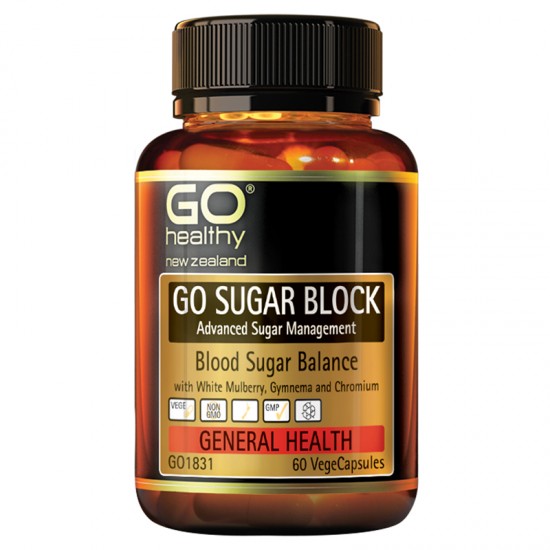 GO HEALTHY GO SUGAR BLOCK 高之源 新西兰 血糖平衡素 60粒 