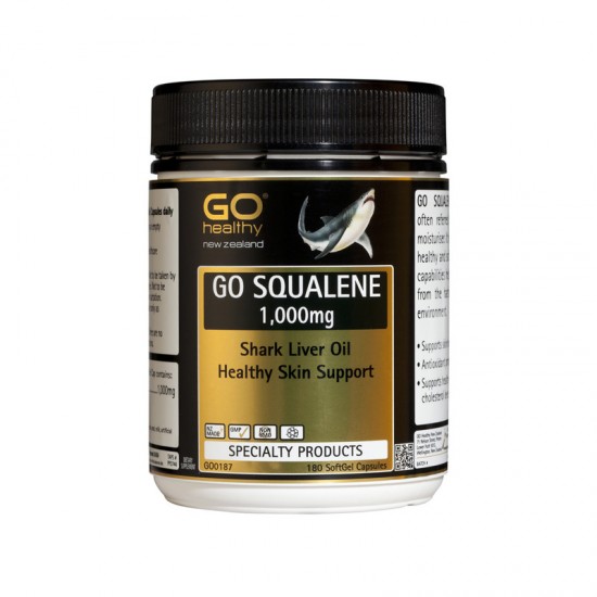 Go Healthy GO Squalene 高之源 角鲨烯 1000mg 180粒 保肝护肝 抗肿瘤 提高免疫力 防止肿瘤转移   