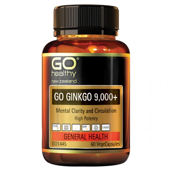 GO Healthy GO GINKGO 高之源 银杏精华胶囊 9000+ 60粒 