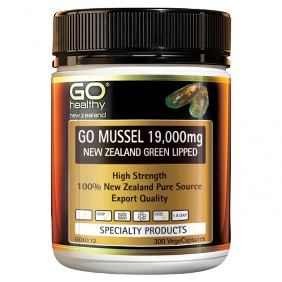  Go Healthy GO MUSSEL 19,000mg高之源 青口精华关节保护胶囊 19000mg 300粒