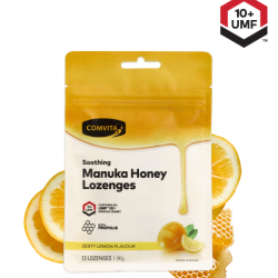 Comvita Manuka Honey Lozenges UMF10+ (40loz)康维他 麦卢卡蜂蜜UMF10+糖 蜂胶柠檬味 40粒  Comvita Manuka Honey Lozenges UMF10+ (40loz)康维他 麦卢卡蜂蜜UMF10+糖 蜂胶柠檬味 40粒