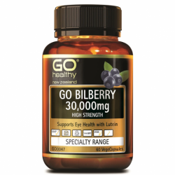 GO Healthy Bilberry 30,000mg 高之源 蓝莓越桔护眼(30000mg)胶囊60粒 GO Healthy Bilberry 30,000mg 高之源 蓝莓越桔护眼(30000mg)胶囊60粒