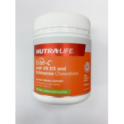 Nutralife ESTER-C VC纽乐 活性维生素C+抗病毒紫锥花 +维生素D复合片剂 1000毫克 120片   Nutralife ESTER-C VC纽乐 活性维生素C+抗病毒紫锥花 +维生素D复合片剂 1000毫克 120片