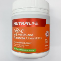 Nutralife ESTER-C VC纽乐 活性维生素C+抗病毒紫锥花 +维生素D复合片剂 1000毫克 120片   Nutralife ESTER-C VC纽乐 活性维生素C+抗病毒紫锥花 +维生素D复合片剂 1000毫克 120片