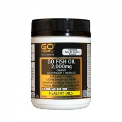 GO Healthy GO Fish Oil 2000mg Compact 高之源 高含量 鱼油 易吞咽胶囊设计 230粒  GO Healthy GO Fish Oil 2000mg Compact 高之源 高含量 鱼油 易吞咽胶囊设计 230粒