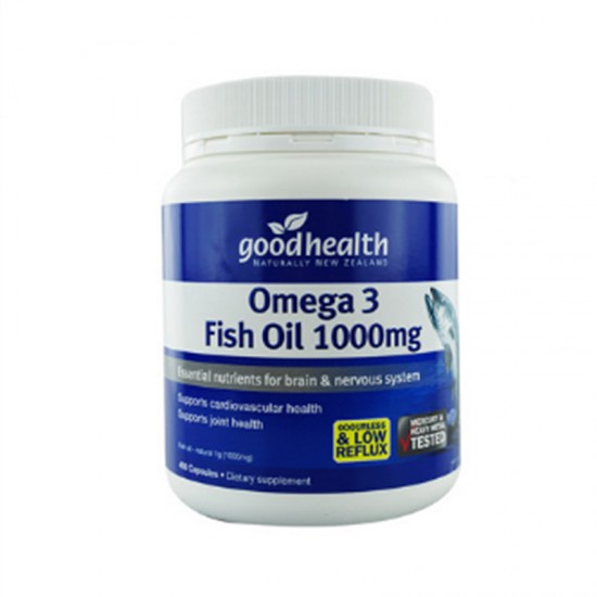 Good Health Omega 3 Fish Oil 好健康 深海鱼油 低含量1000mg 400粒 