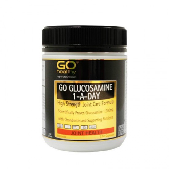 GO Healthy GO GLUCOSAMINE 1-A-DAY 高之源 氨糖维骨力 1500mg 210粒（针对有病变的各种风湿性关节炎；类风湿性关节炎；骨质增生，滑囊炎；颈椎病）