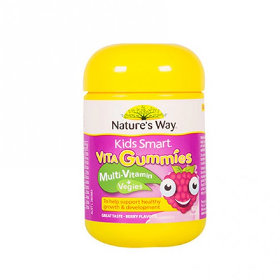 Nature's Way 佳思敏 复合维生素+蔬菜儿童软糖 60粒  