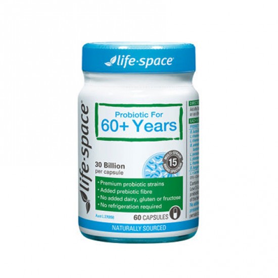 Life Space 老年人益生菌 60粒 专门为60岁以上老年人研发  