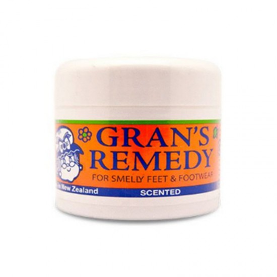 Gran's Remedy Scented Powder with Citrus Plaisir 老奶奶牌爽脚粉臭脚粉鞋臭粉脚臭粉50g 【橘红色】清香
