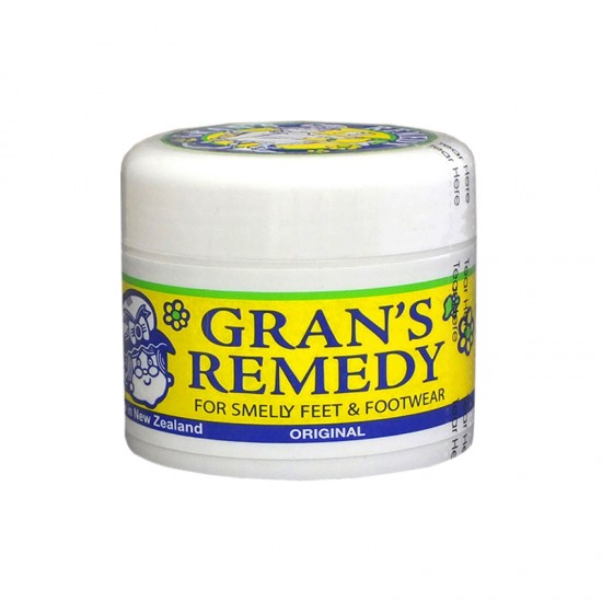 Gran's Remedy Original Powder 老奶奶牌爽脚粉臭脚粉鞋臭粉脚臭粉50克 【黄色原味】
