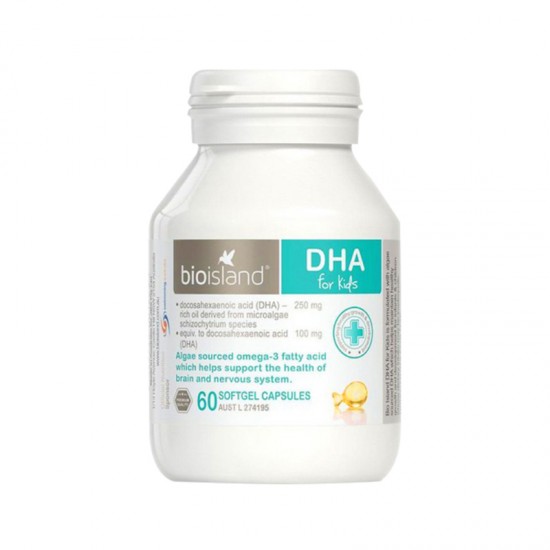 Bioisland DHA 生物岛 婴幼儿海藻油DHA 60粒  