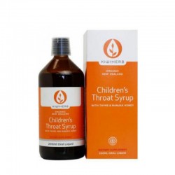 Kiwiherb 百里香+有机草本麦卢卡蜂蜜 婴幼儿童润喉宁 200ml ( 舒缓咽喉肿痛) Kiwiherb 百里香+有机草本麦卢卡蜂蜜 婴幼儿童润喉宁 200ml ( 舒缓咽喉肿痛)