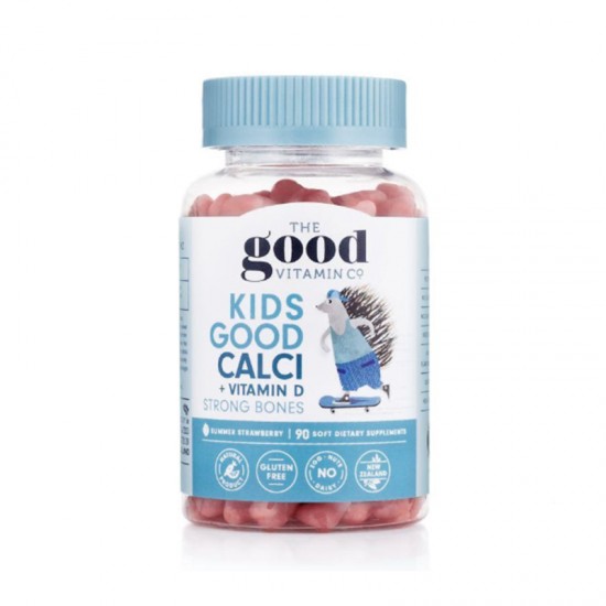 The Good Vitamin Co 儿童钙+维D软糖 强壮骨骼 草莓味 90粒