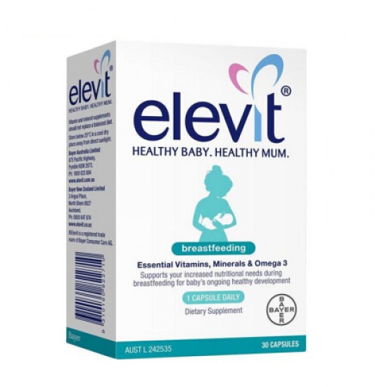 Elevit 爱乐维 哺乳期母乳复合维生素DHA叶黄素 60粒