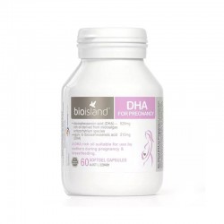 BioIsland DHA for pregnancy 生物岛 孕妇DHA海藻油孕期哺乳期营养维生素 60粒 BioIsland DHA for pregnancy 生物岛 孕妇DHA海藻油孕期哺乳期营养维生素 60粒